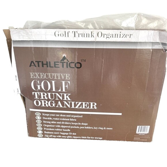 Athletico Golf Trunk Organizer Storage - Car Golf Locker to Store Golf Items NEW - Picture 5 of 6